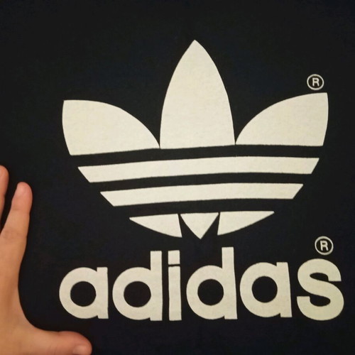 Adidas vintage oversized medium sweatshirt, like new, black