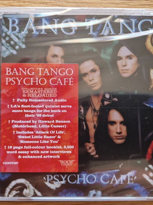 BANG TANGO - Psycho Cafe (CD, Rock Candy Records) SEALED!!!