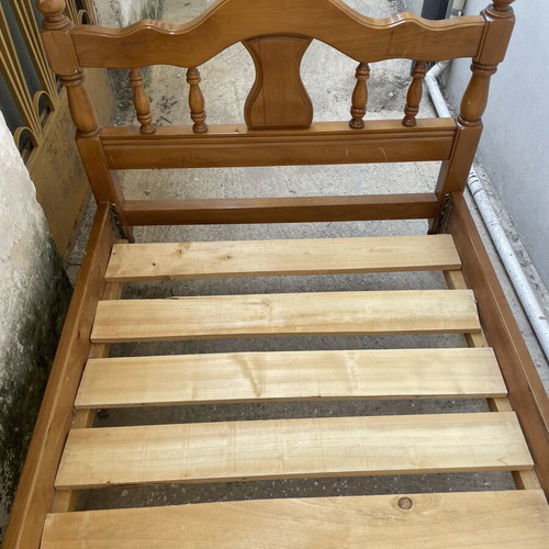 Wooden bed frame, set of two