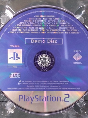 OPS2M Demo Disc PBPX 95205 PlayStation 2 used