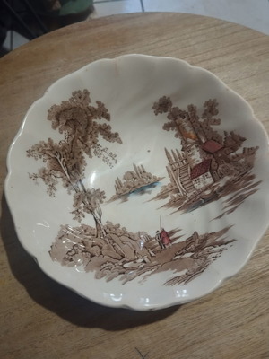 Johnson Bro porcelain plate old, used, collectible
