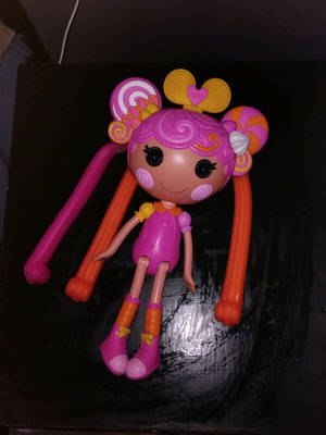 Lalaloopsy Stretchy Hair κουκλα μεταχειρισμένη με φθορές στα κοτσίδια