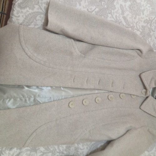 H&M coat size 40 like new, grey cashmere wool