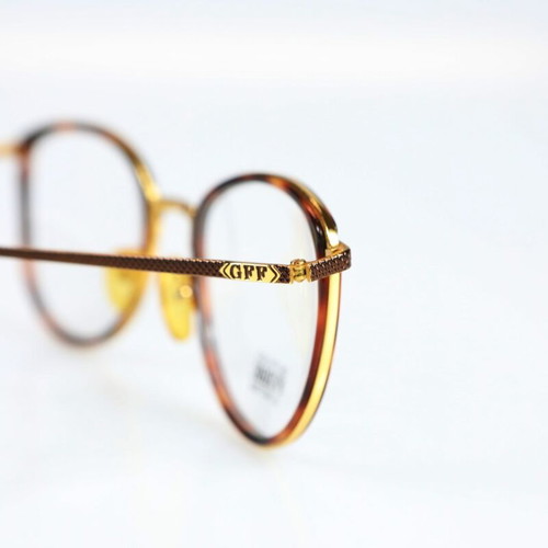 Gianfranco Ferre GFF 124 Eyeglasses new, brown and gold