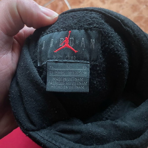 Jordan Jump Man Youth Hoodie used, black, size XS