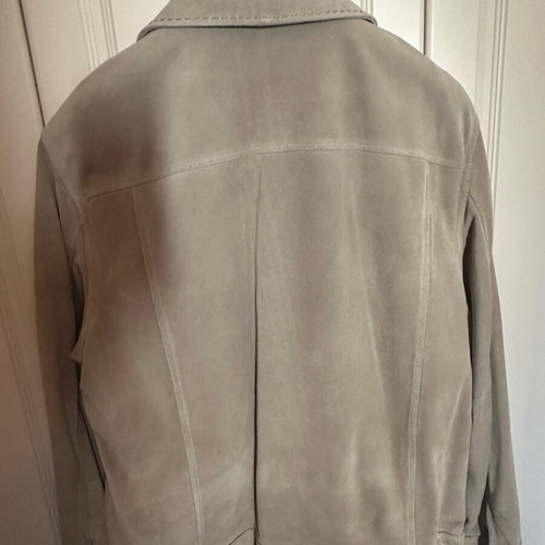 Suede men's jacket Liz Claiborne like new, size L, beige