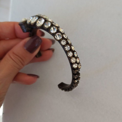 Bracelet with rhinestones like new, metal, brand Accessorize