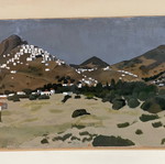 Ζωγραφιά Βλάσης Κανιάρης πρώιμο έργο 1952 σαν καινούργιο