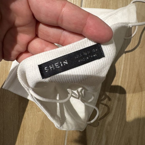 White tops pack of 2, one Shein, used, size S