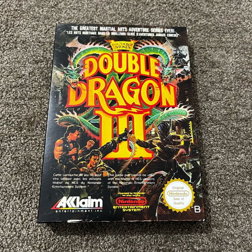Re-pro box for Double Dragon 3 Nintendo Nes game new