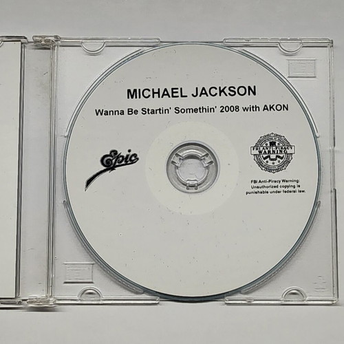 Michael Jackson Wanna Be Startin' Somethin' promo single CD remix