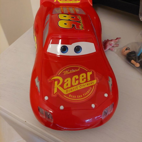 McQueen toy car 27 cm like new, medium size
