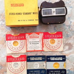 Viewmaster ιταλικό (StereoRama) μεταχειρισμένο με κουτί, 5 ταινίες και βιβλιαράκι