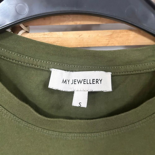 My Jewellery Green Ruffle Sleeve Top Size S like new