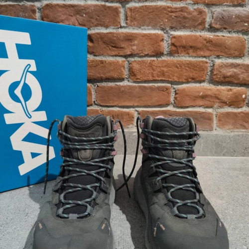 Hoka One One Kaha 2 GTX boots like new, gray, size 41