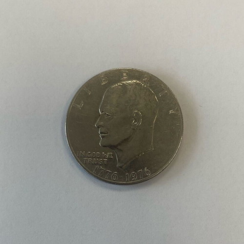Eisenhower Liberty Bell Moon One Dollar Coin 1776-1976 like new