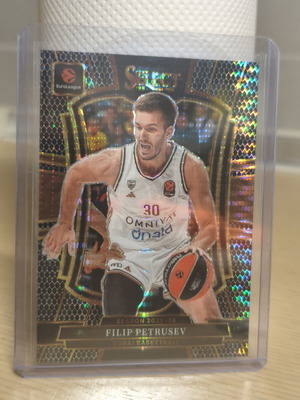 Filip Petrusev Black Finite basketball card, new, authentic