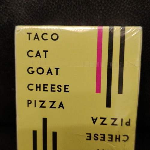 Taco Cat Goat Cheese Pizza board game new, sealed