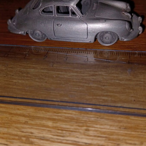 Porsche 356 tin model car like new