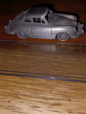 Porsche 356 tin model car like new