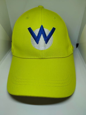 Super Mario World Wario Hat like new, yellow, one size