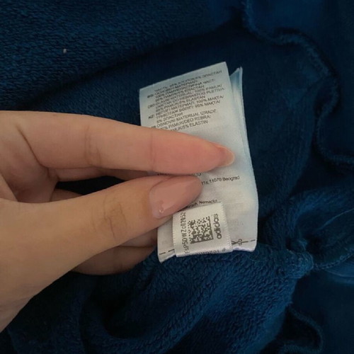 Adidas Trefoil hoodie like new, blue, 100% cotton