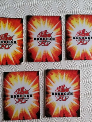Bakugan Ability Cards used
