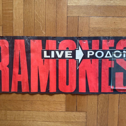 Ramones Rodon Live 1989 poster used