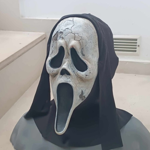 Custom Scream Ghostface Mask hand painted, like new