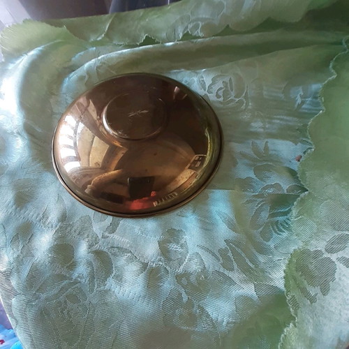 Brass Plate with 925 Silver Center Alexander the Great