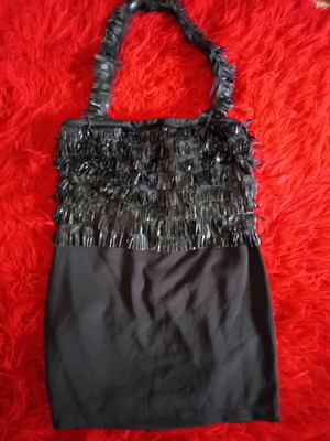 Dress with fringes like new