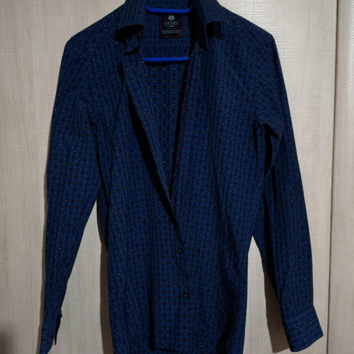 Cassel shirt blue slim fit like new, size S