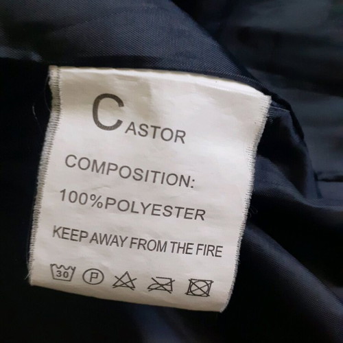 Castor jacket black size L like new