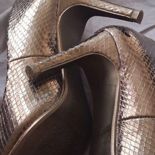 Paolo Bocelli black synthetic leather pumps size 37