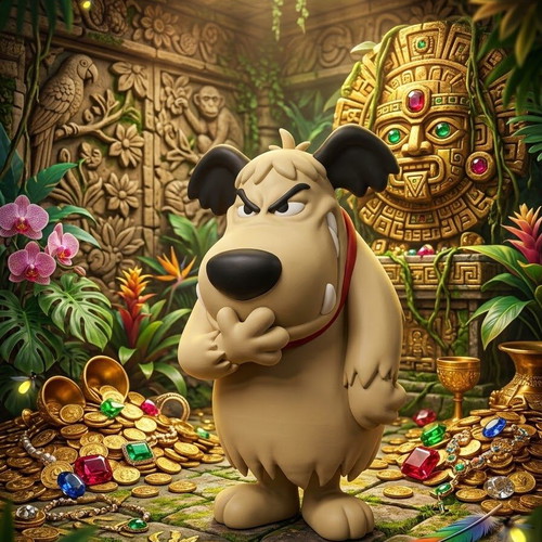 Muttley 3D figure made to order