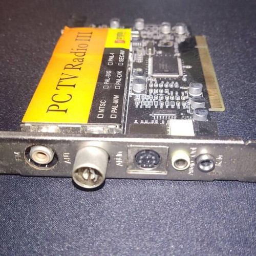 Pc tv radio 3 crypto television card used