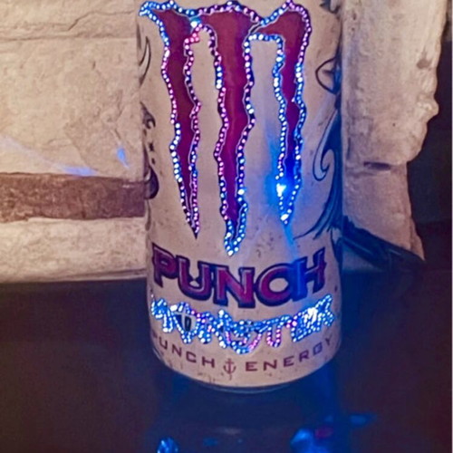Monster LED lamp with IR remote and color change