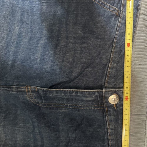 Denim cargo parachute pants used H&M Divided, size S, blue