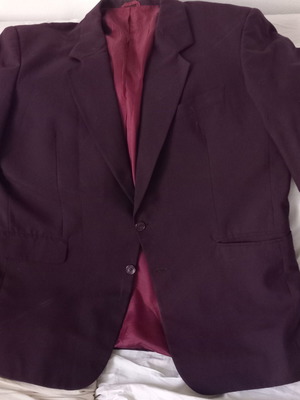 Men's jacket like new, large size, purple
