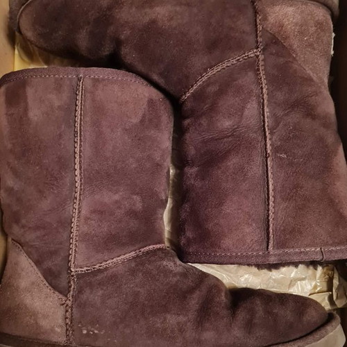 Ugg boots brown leather used, size 39