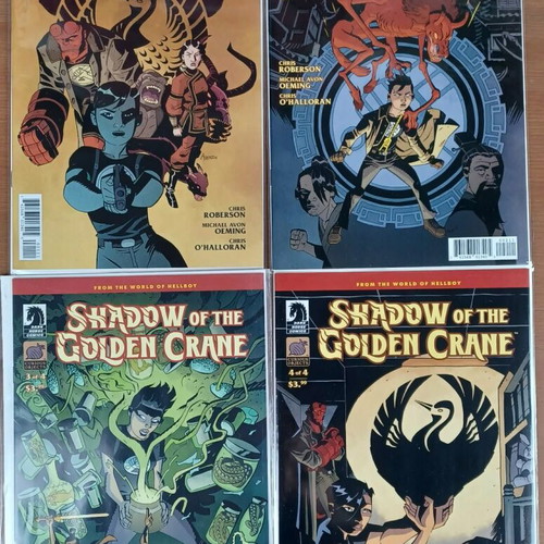 Shadow Of The Golden Crane comic set like new, complete