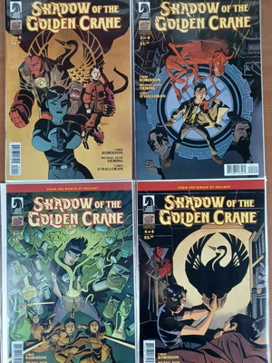 Shadow Of The Golden Crane comic set like new, complete