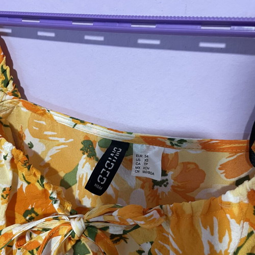 H&M floral dress, multicolored, XS