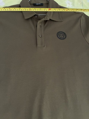 Men's polo shirt, new, XL, grey green
