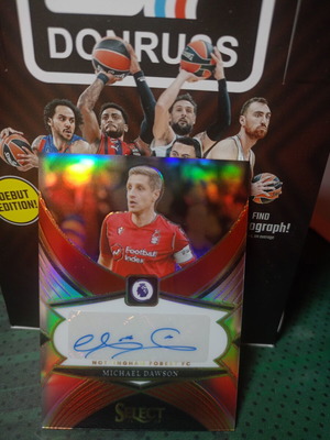 Michael Dawson autograph Nottingham Forest card like new