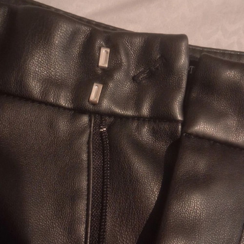 Stradivarius Mini Shorts black faux leather like new