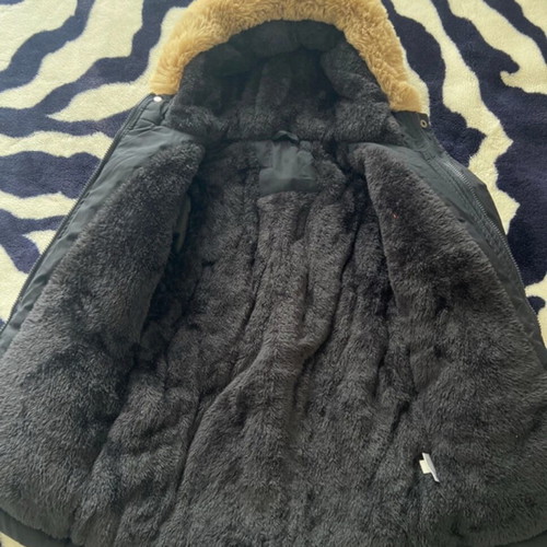 Dark blue parka like new, size 140 cm for 10 years old