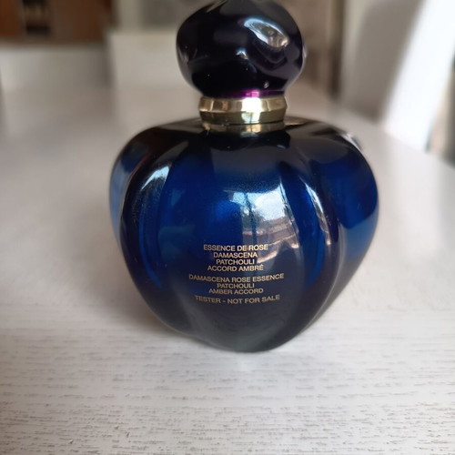Cristian Dior Midnight Poison empty perfume bottle