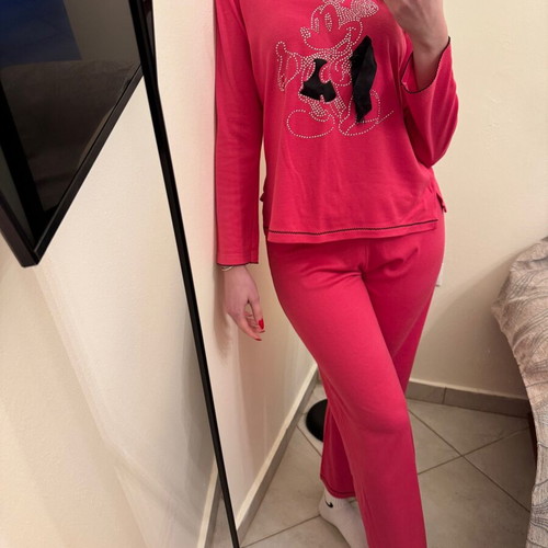 Spring pajama set pink like new size M