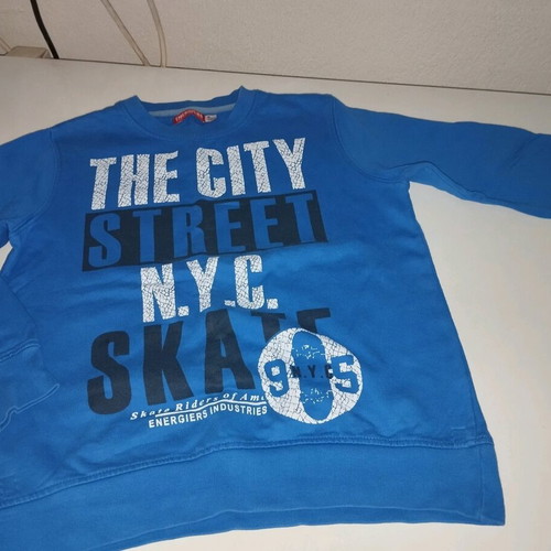 Energiers sweatshirt for boy 8 years like new, blue, size 128 cm